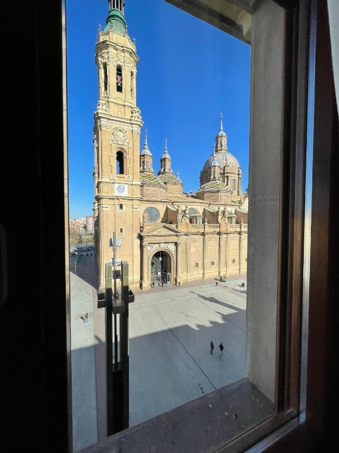 サラゴサAz El Balcon A La Basilica II - Vistas Inmejorables A La Basilica Del Pilar!アパートメント エクステリア 写真